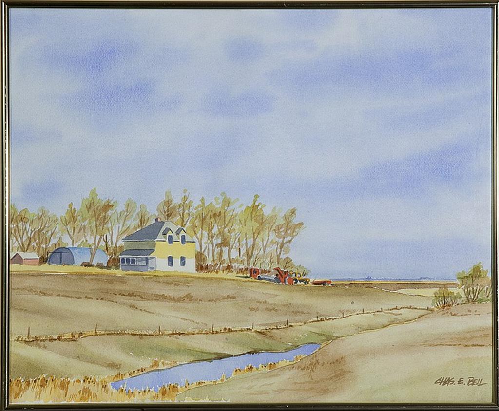 Chas E. Bell (1916-2011) - Untitled - Farm