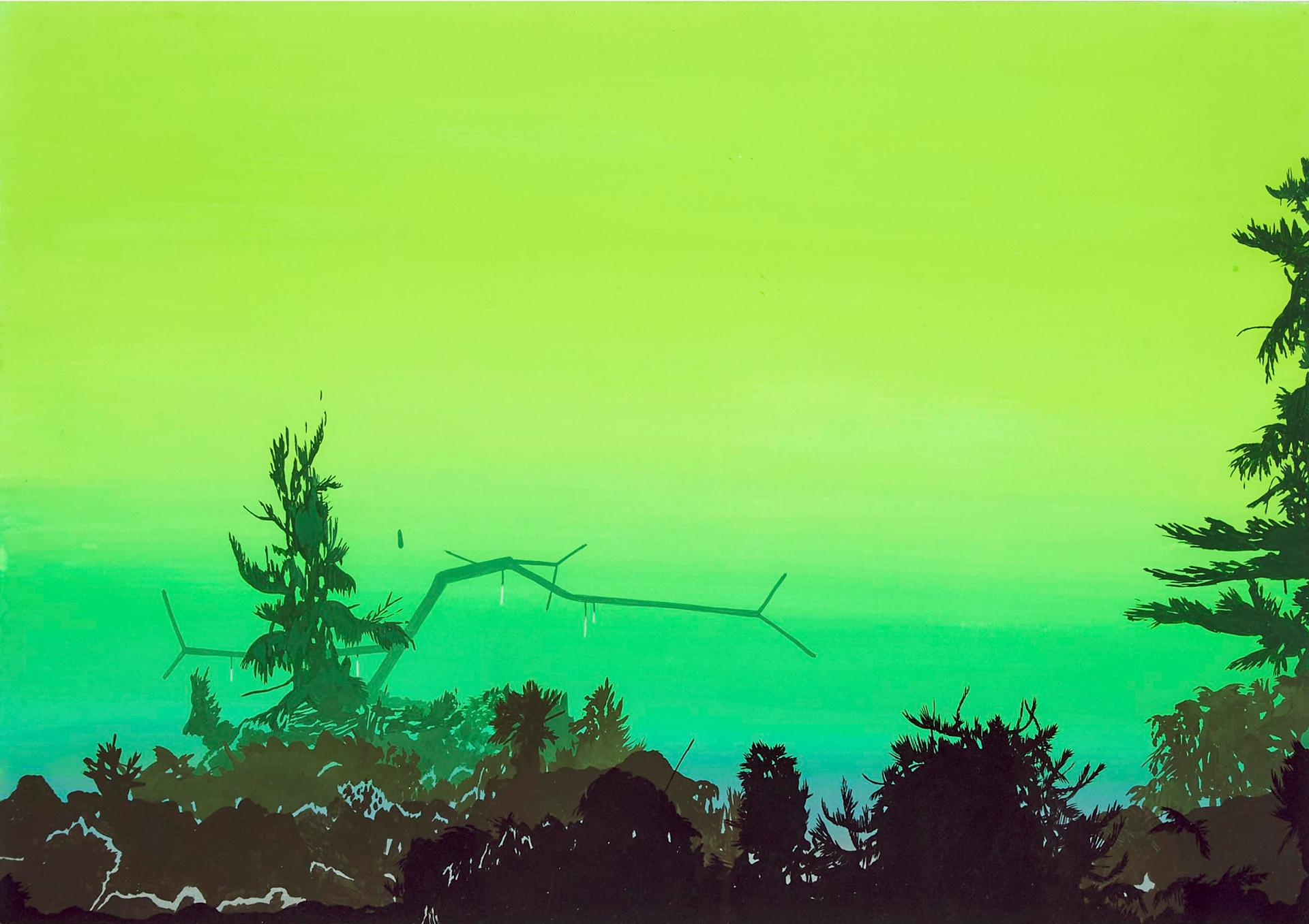 Daniel Kopp - Untitled (Green Landscape)
