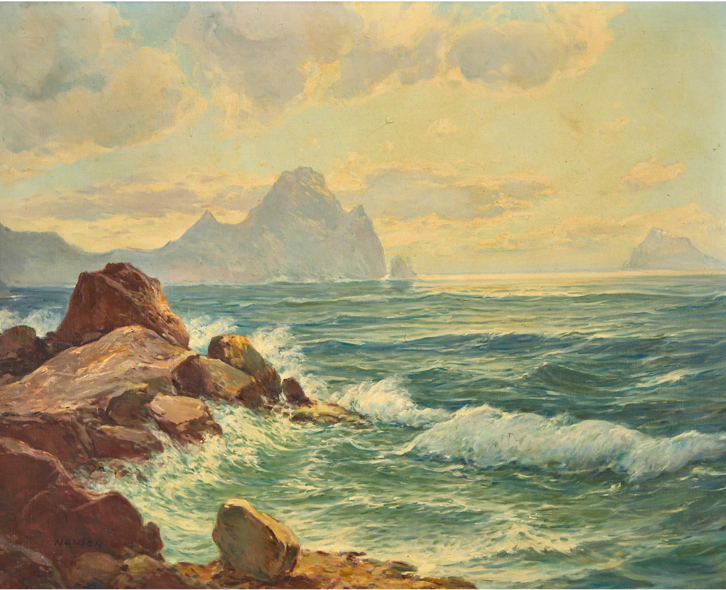 H. Nansen - Rocky Seascape