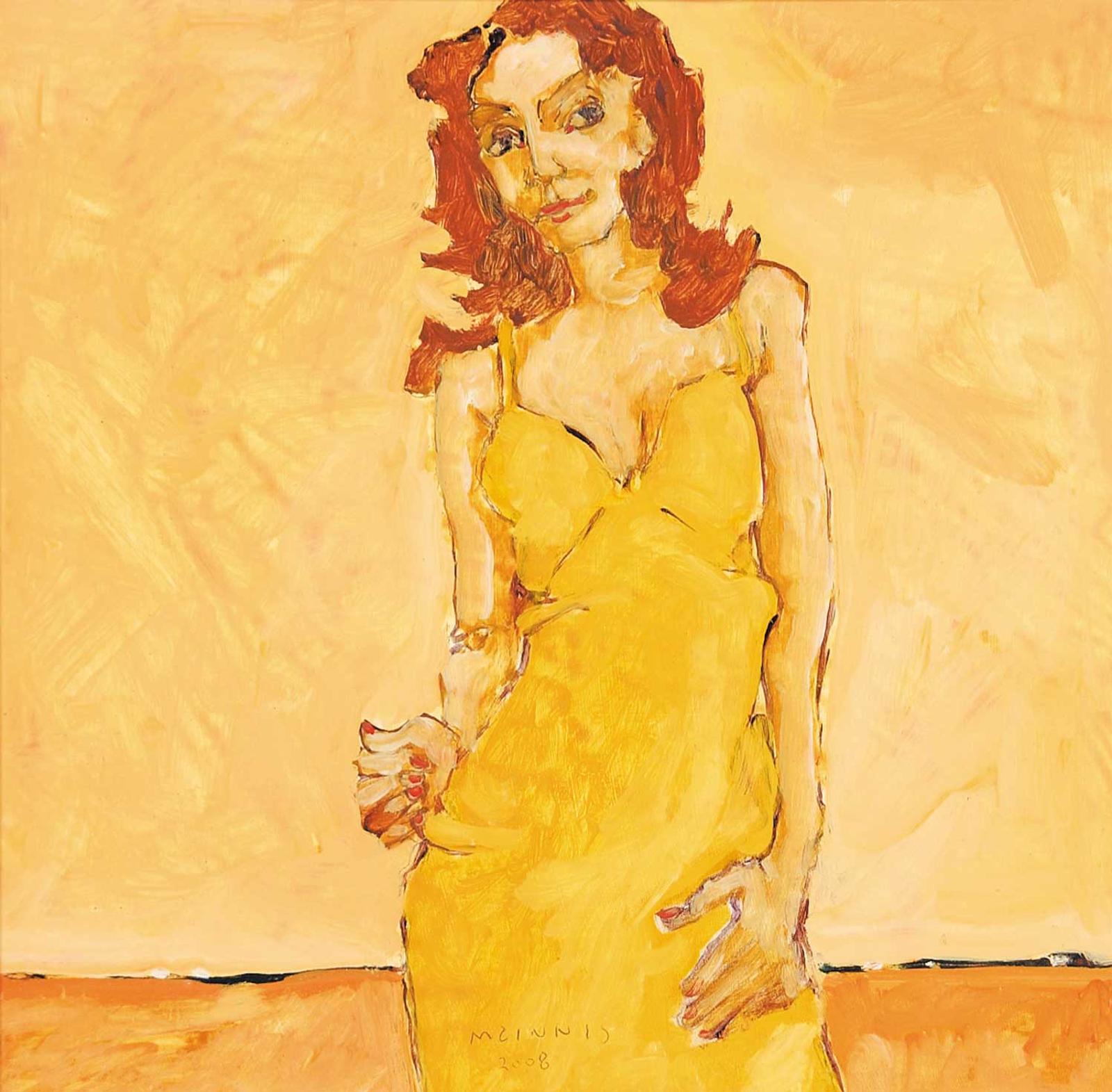 Robert F.M. McInnis (1942) - Untitled - Yellow Dress