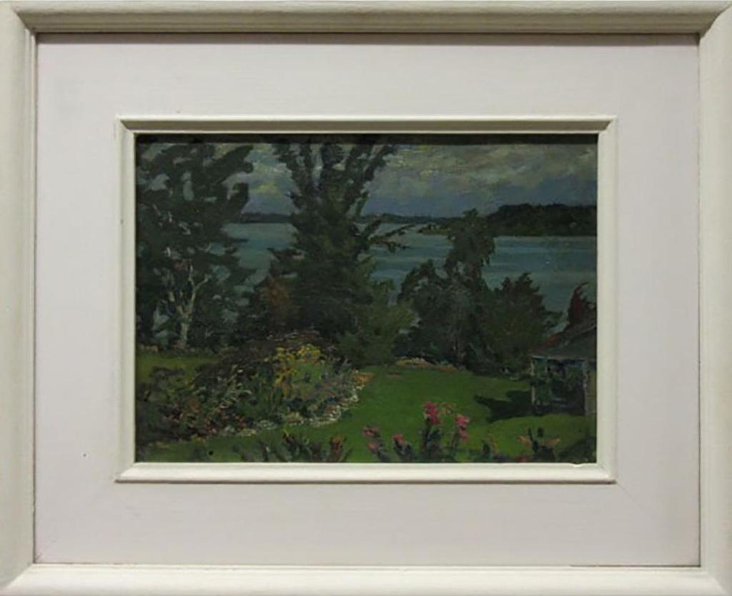 Nicholas Hornyansky (1896-1965) - Untitled (Evening Garden And Lake View)