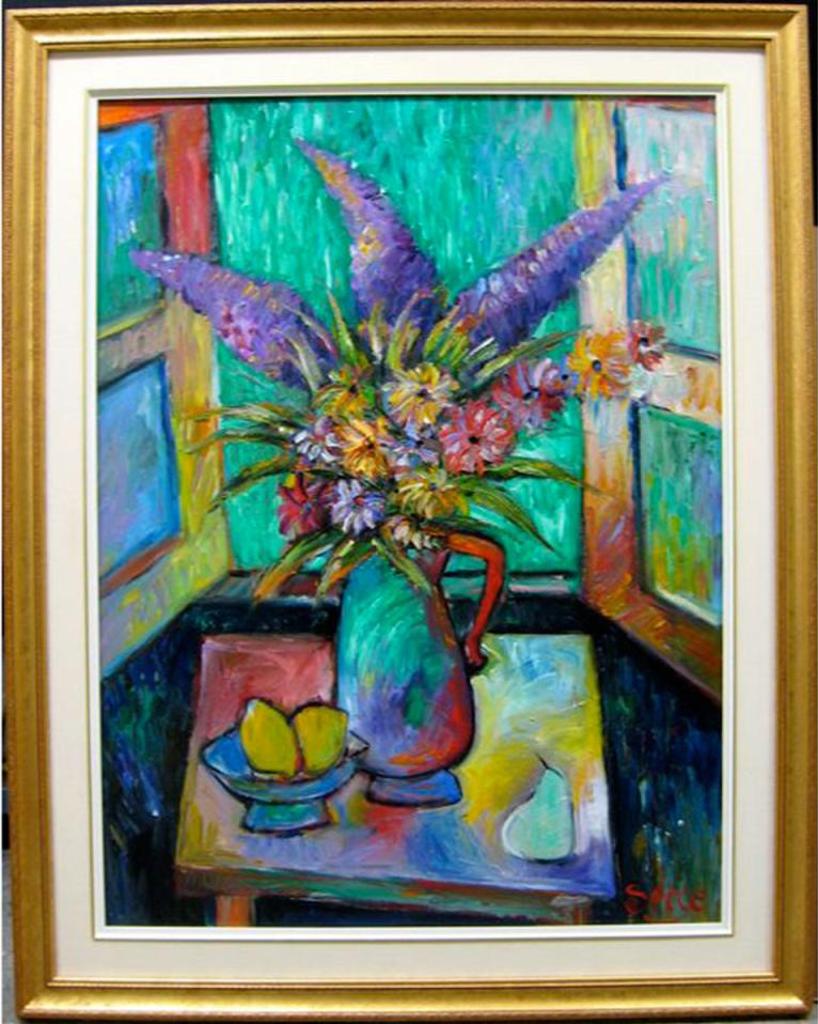 Serge Deherian (1955) - Flowers In Vase