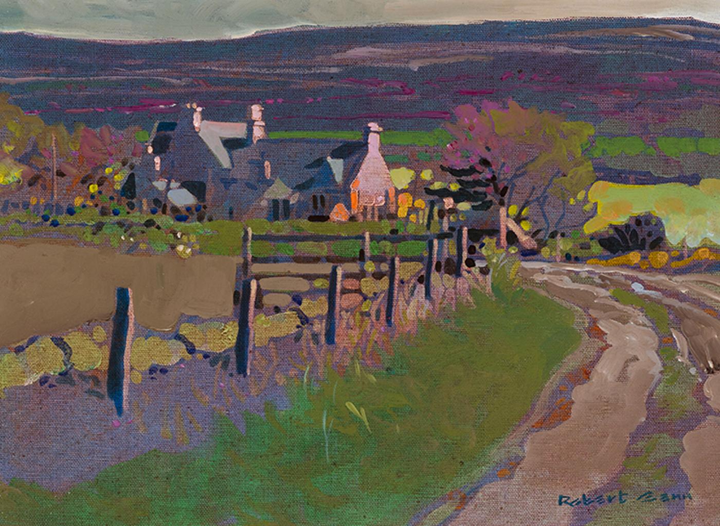 Robert Douglas Genn (1936-2014) - Landscape Northumberland