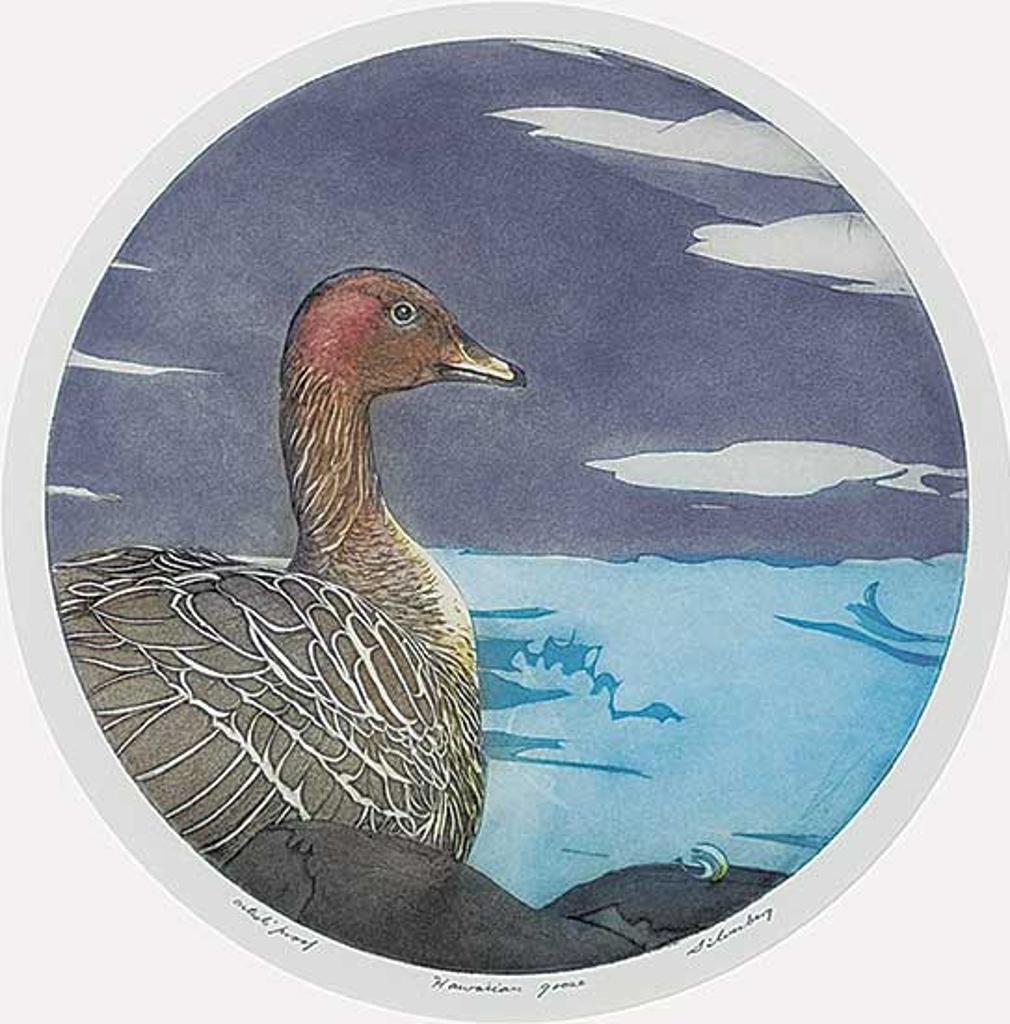 David Silverberg (1936) - Hawaiian Goose #Artist's Proof