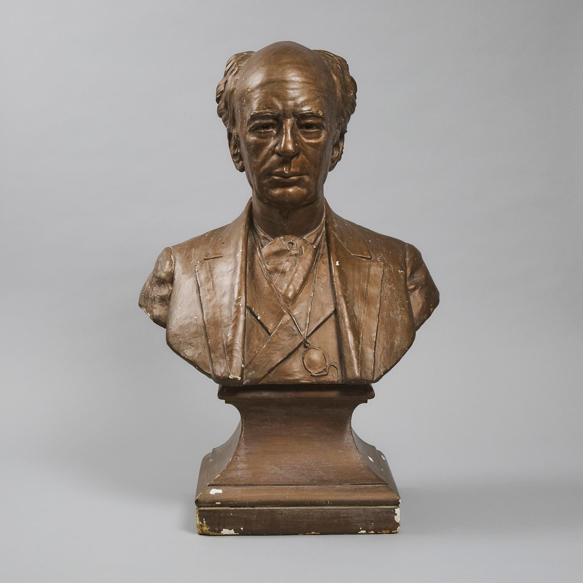 Lionel Fosbery (1879-1956) - Bust Of Sir Wilfrid Laurier