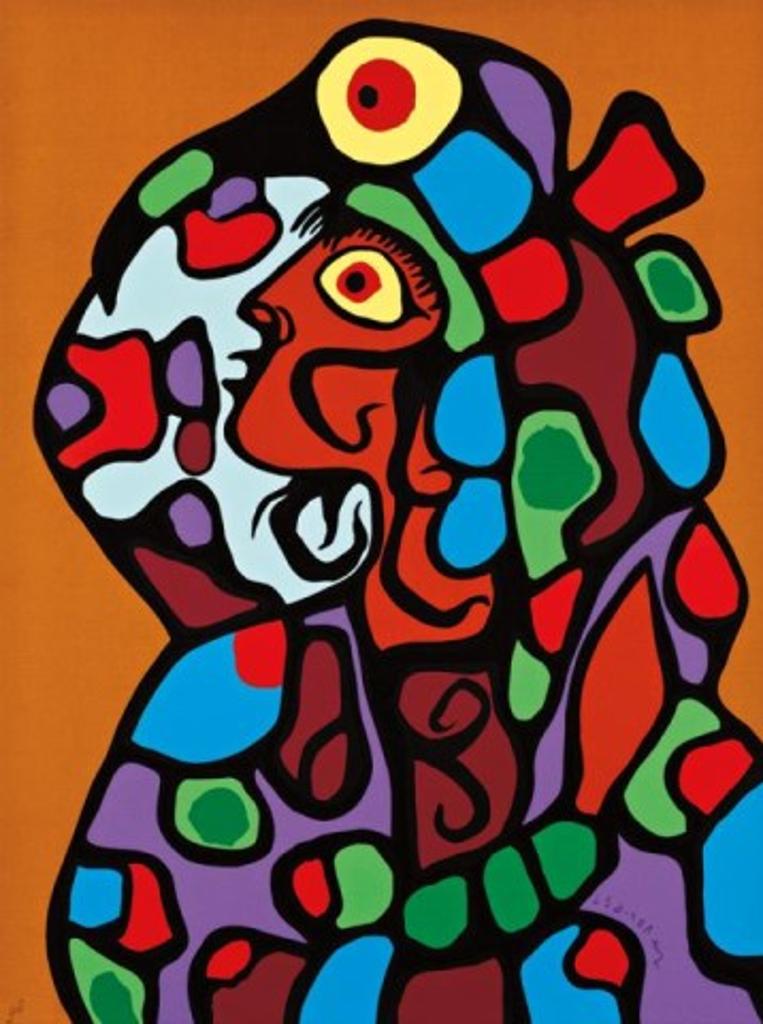 Norval H. Morrisseau (1931-2007) - Ojibwa, Folio containing 5 Serigraphs and a Book, 