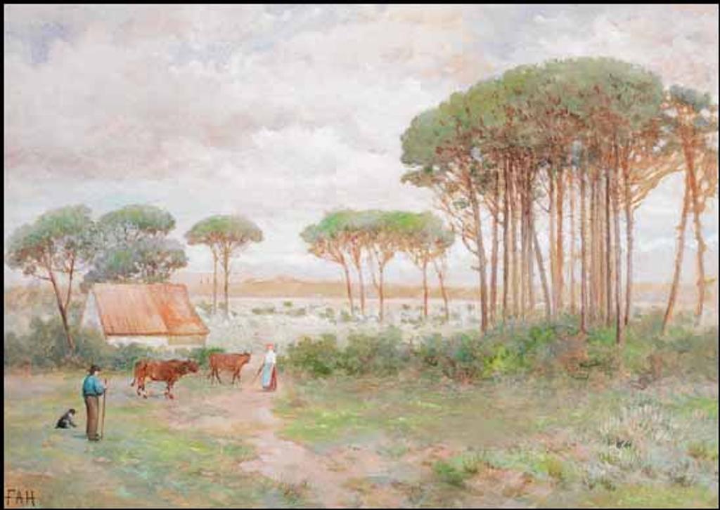 Frances Anne Beechey Hopkins (1838-1919) - Country Scene