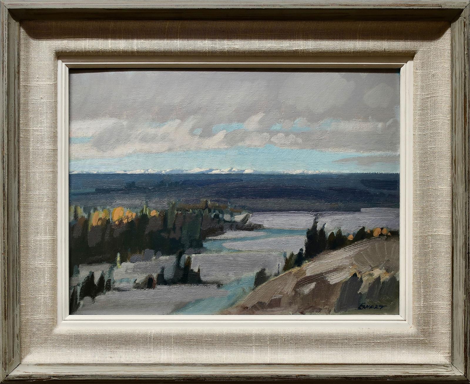 Peter Maxwell Ewart (1918-2001) - First Glimpse Of The Rockies