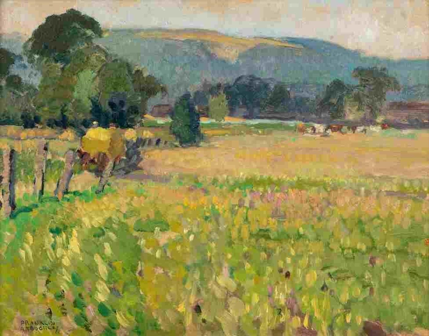 George Franklin Arbuckle (1909-2001) - Haying
