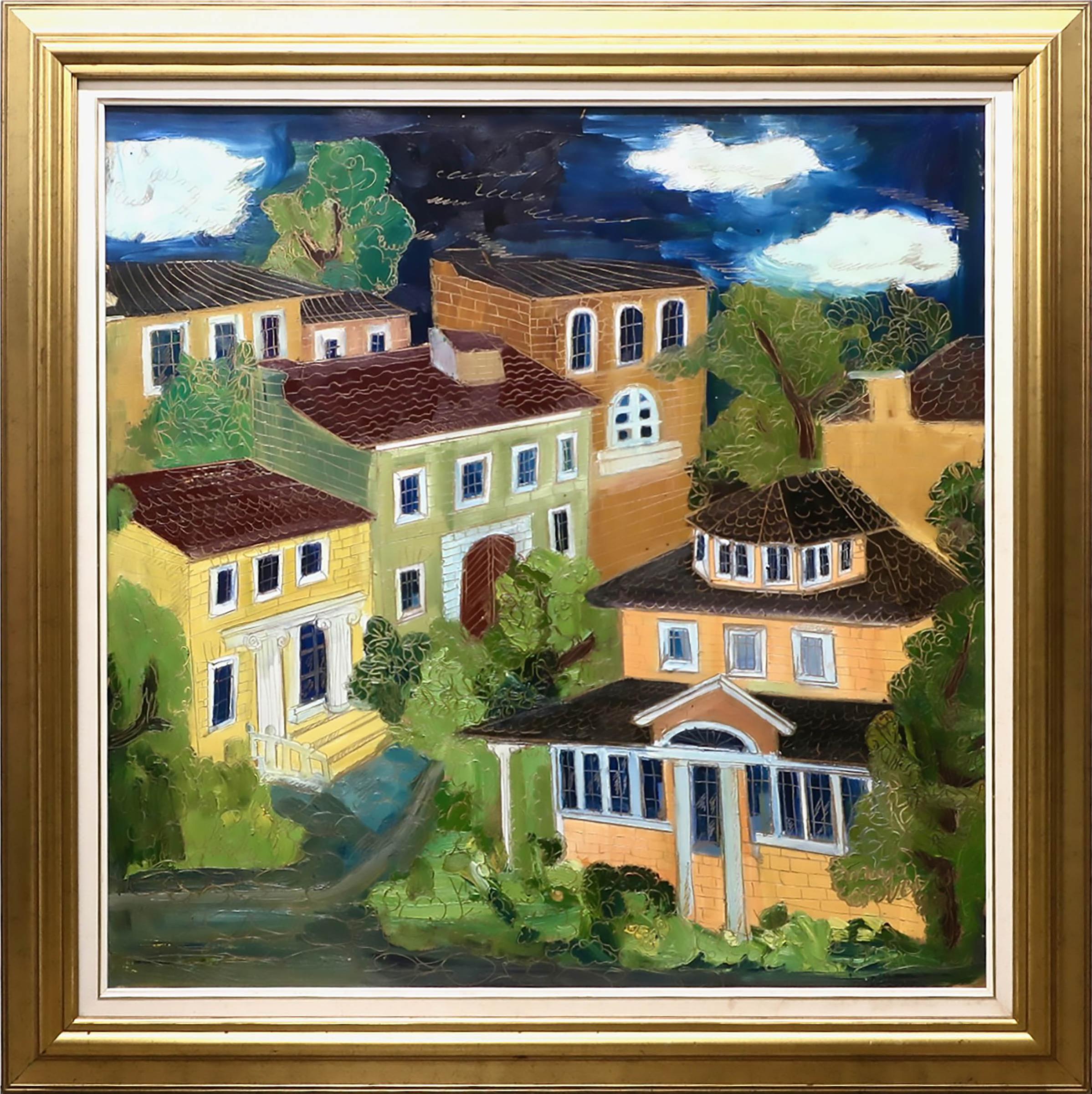 Maya Eventov (1964) - Untitled (Rooftops)