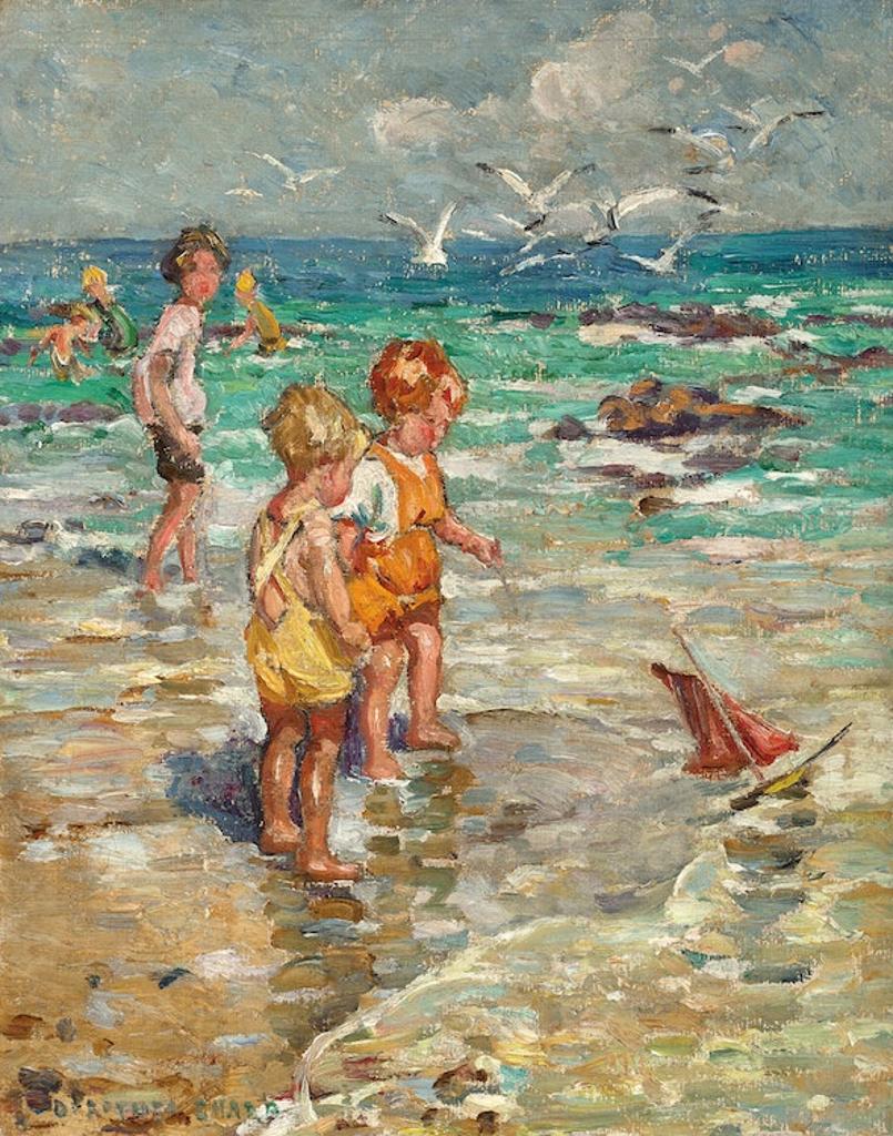 Dorothea Sharp (1874-1955) - Children at the Seaside