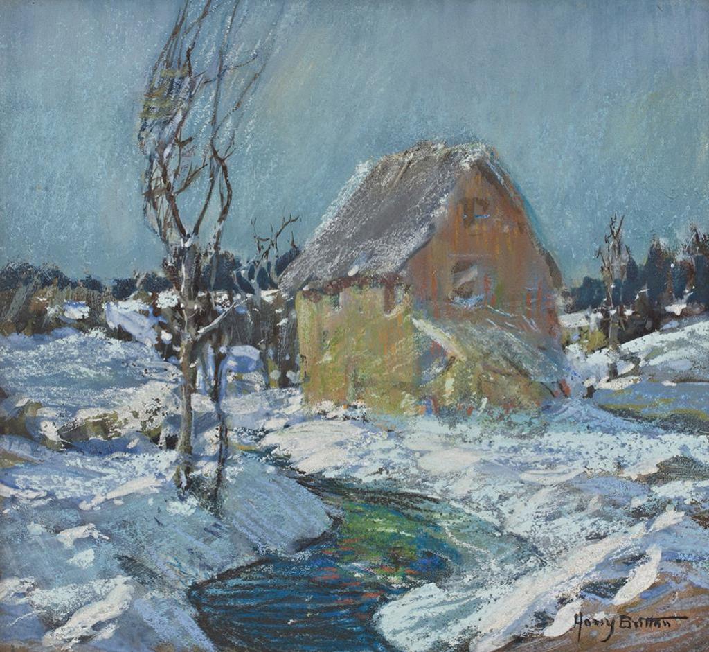 Harry Britton (1878-1958) - Mill in Winter