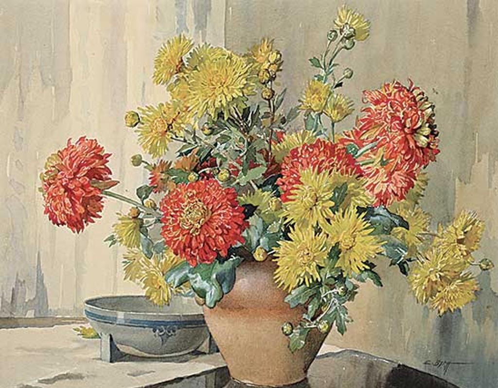 Edwin Byatt (1888-1948) - Chrysanthemums