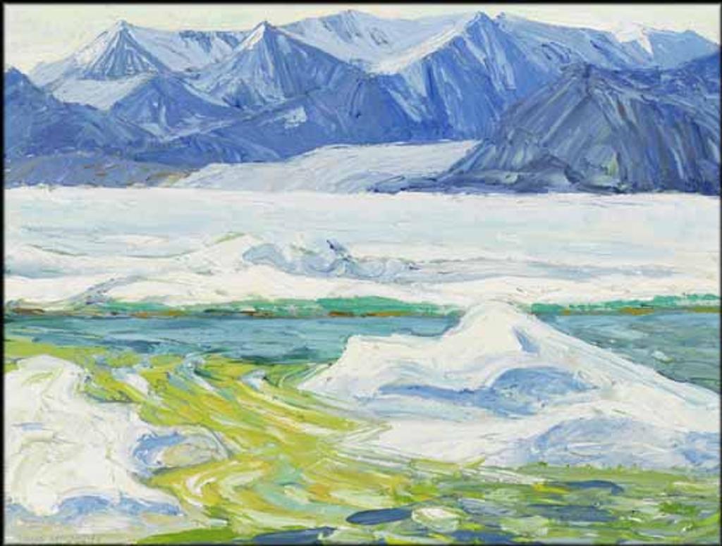 Doris Jean McCarthy (1910-2010) - Bylot Island from Pond Inlet
