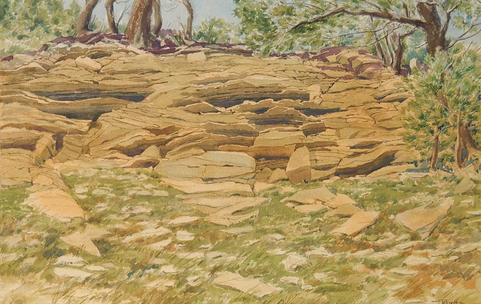 James Stanford (Stan) Perrott (1917-2001) - Untitled - Sandstone Outcrop