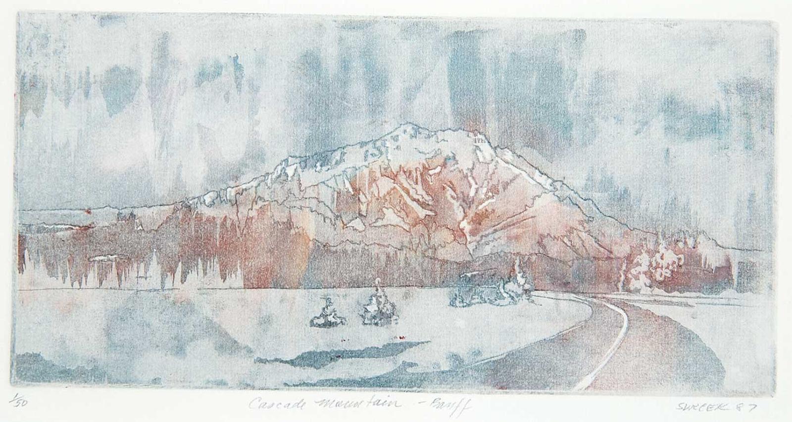Louise [Shelagh Greene] Svreck - Cascade Mountain - Banff [grey]  #1/50