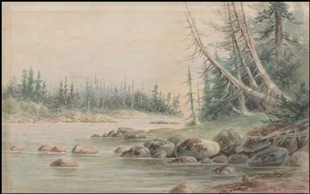 Frederick Arthur Verner (1836-1928) - River Landscape