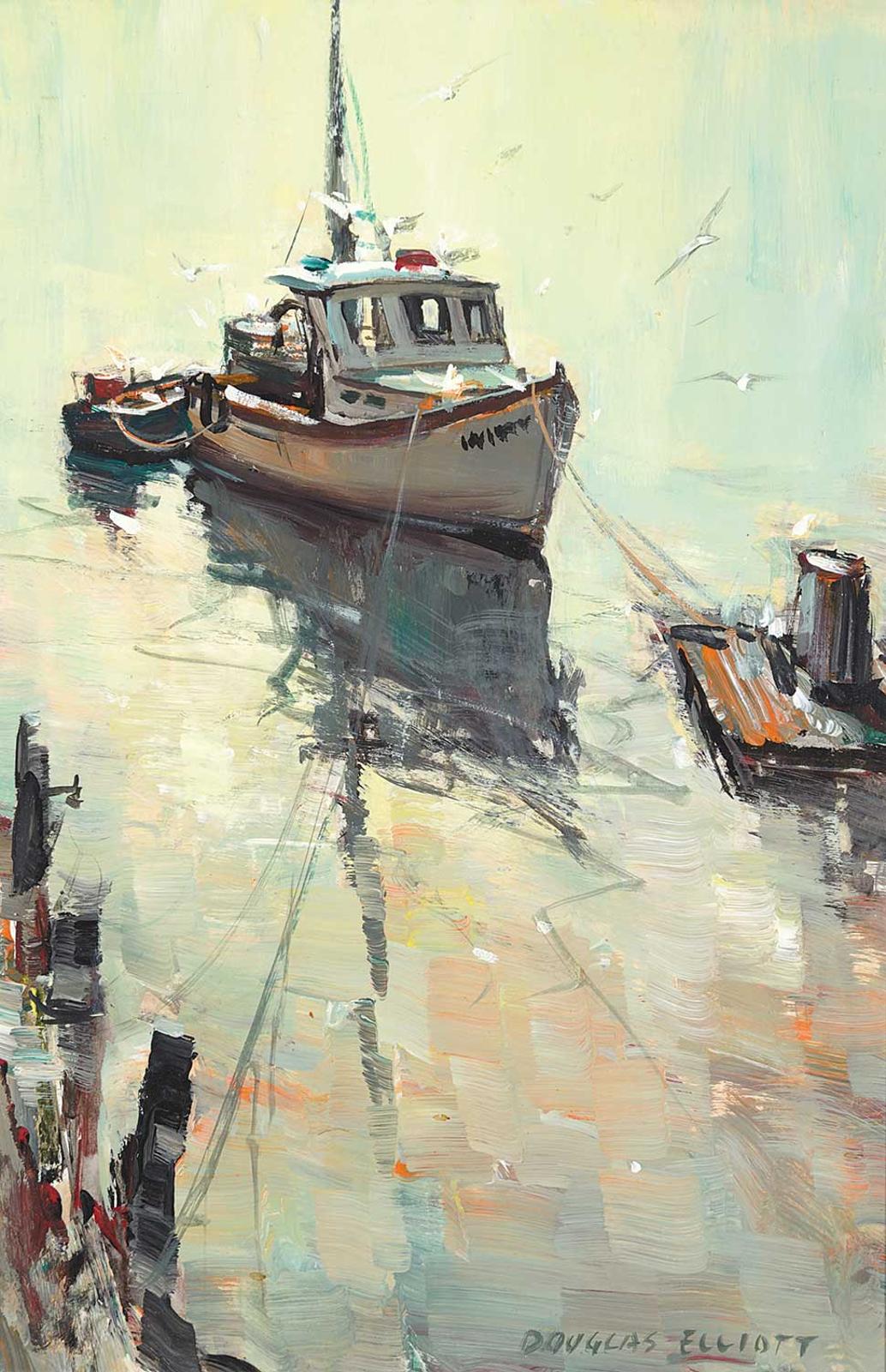 Douglas Ferfguson Elliott (1916-2012) - Lobster Boat Motif