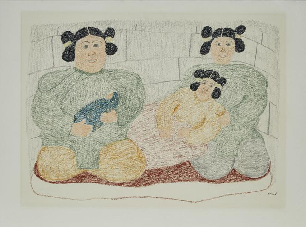 Pitaloosie Saila (1942-2021) - Inuit Family