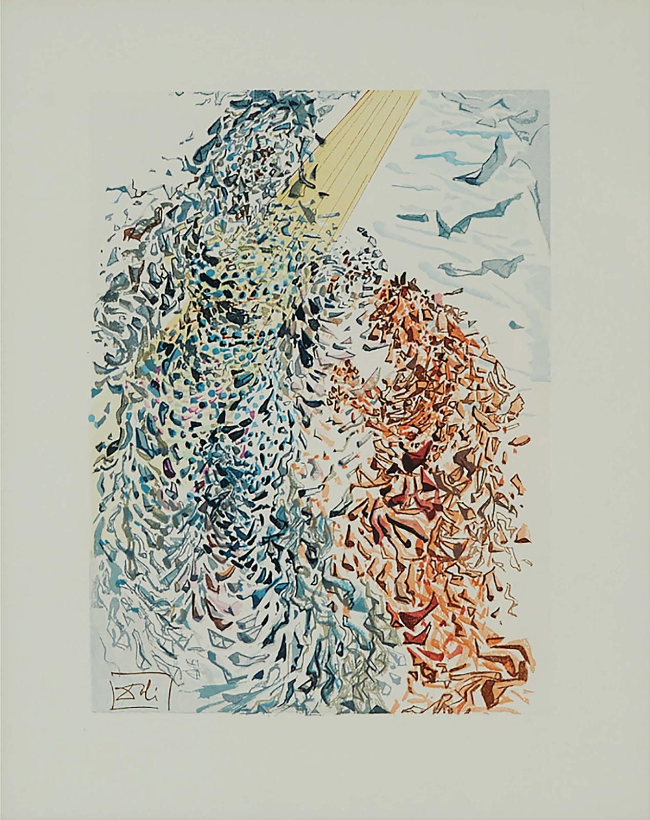 Salvador Dalí (1904-1989) - Heaven, Canto 14 (From The Divine Comedy Series), 1960-1964 [field, P. 196]