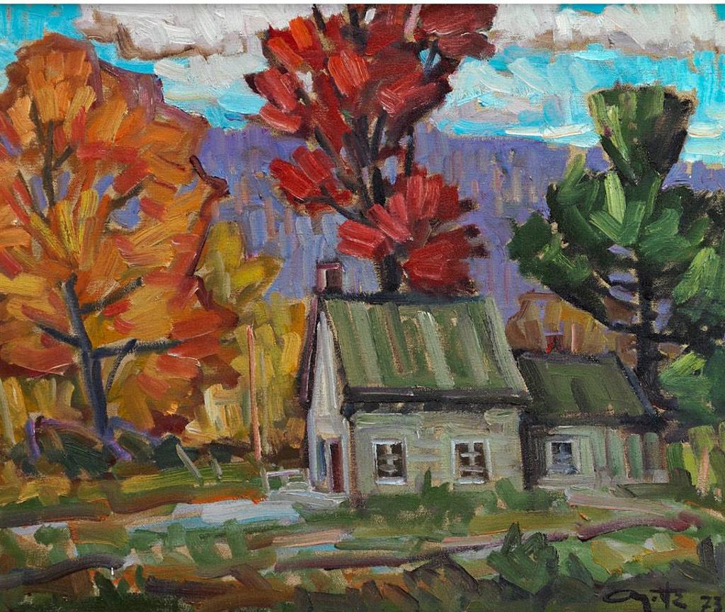 Léo Ayotte (1909-1976) - Autumn Landscape