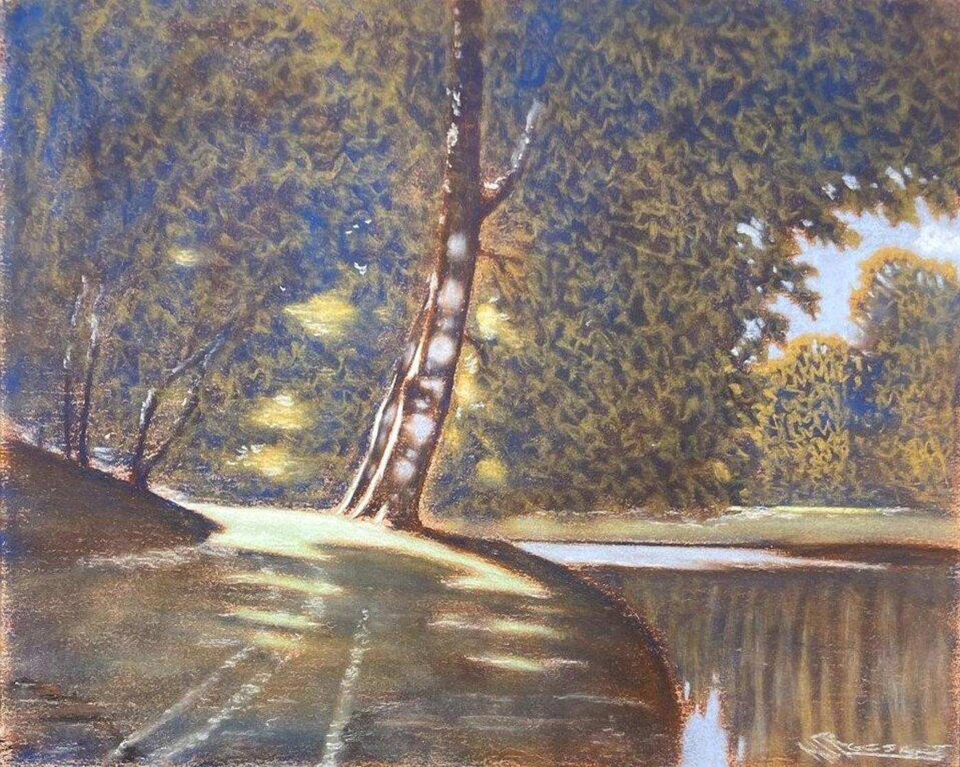 Halfred A. Tygesen (1890-1951) - Untitled (Along a River)
