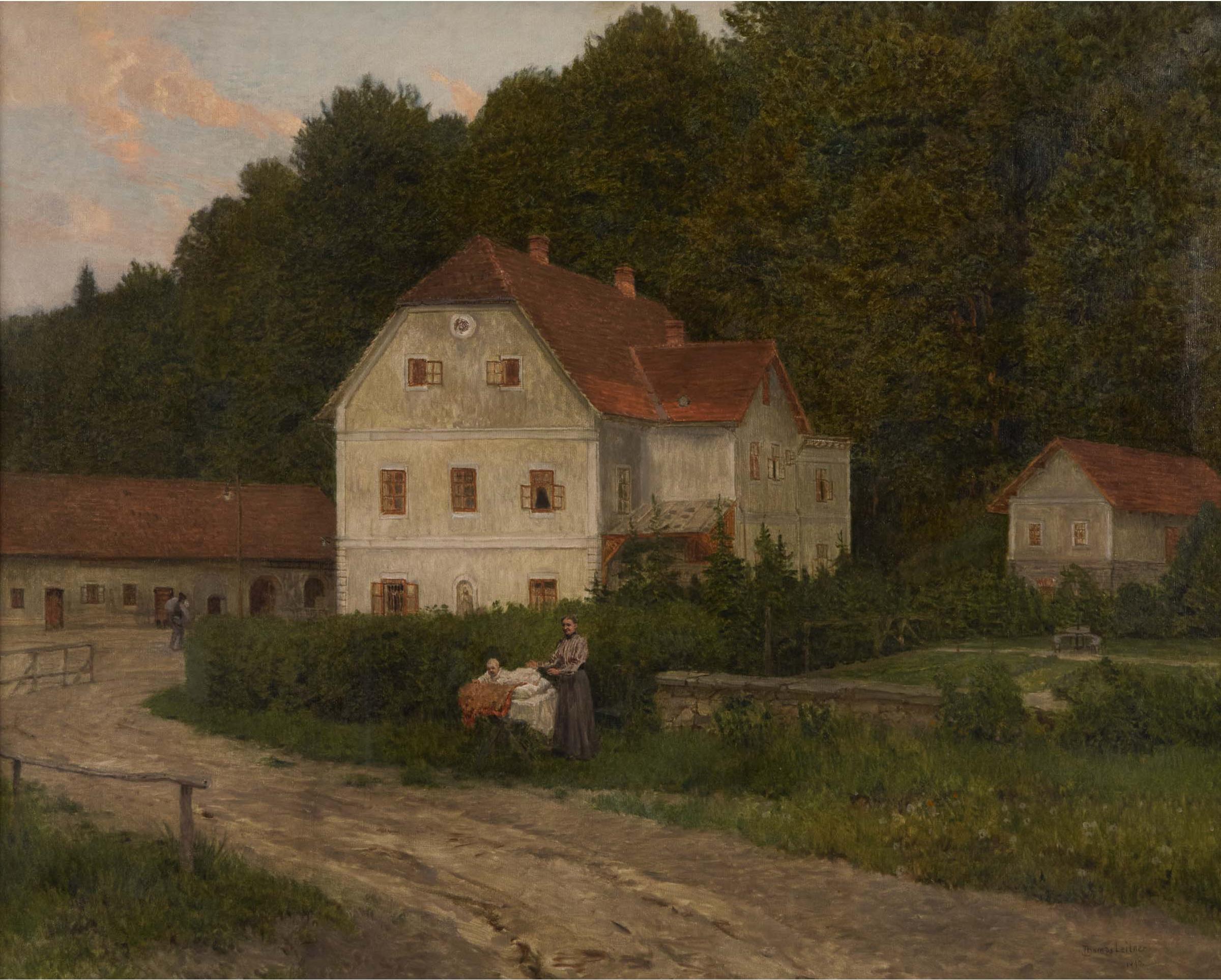Thomas Leitner (1876-1948) - Untitled (Bauernhaus), 1910