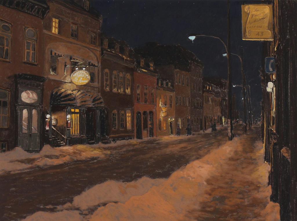 Horace Champagne (1937) - Night Lights On Rue St-Ursule