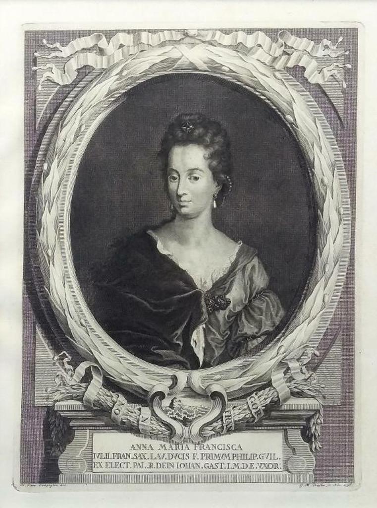 Georg Martin Preisler (1700-1754) - Anna Maria Francisca, 1737