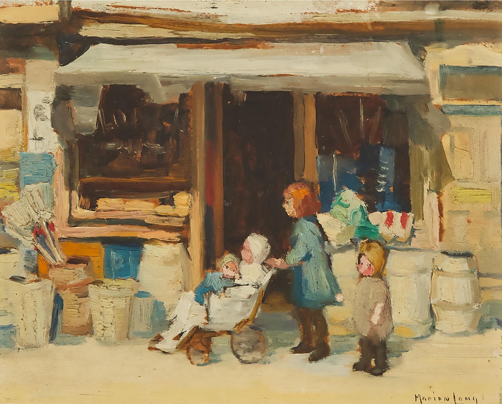 Marion Long (1882-1970) - Shopping For The Family