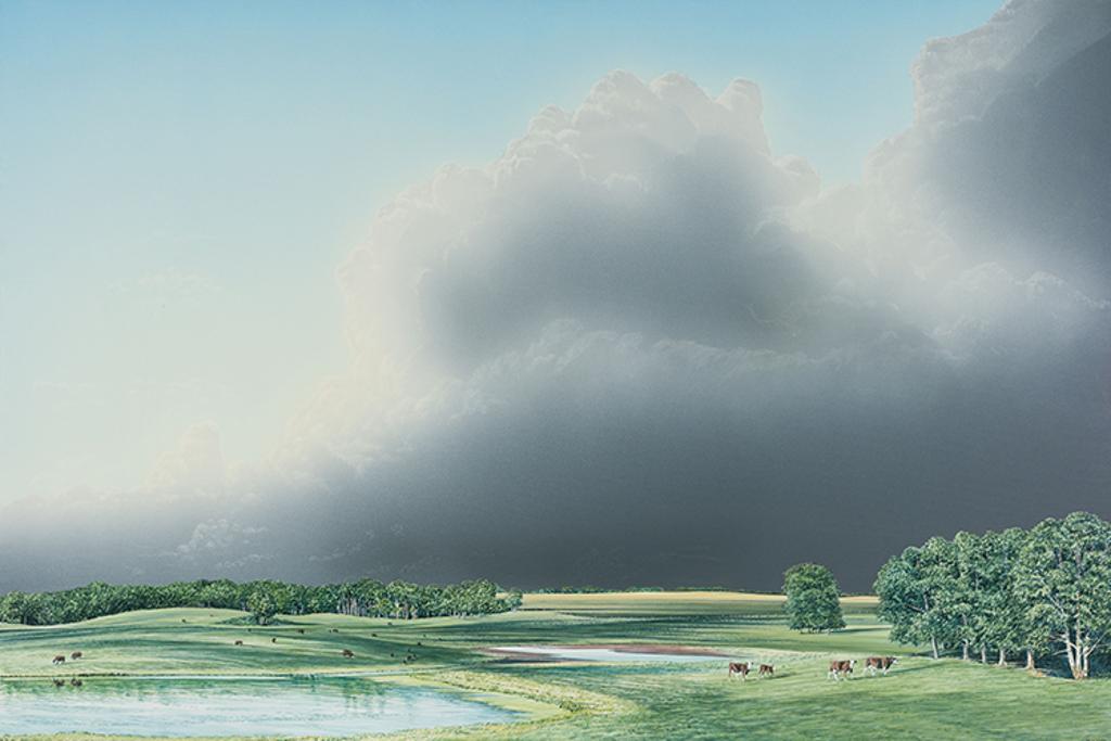 William H. (Bill) Webb (1940) - Parkland Cattle and Storm