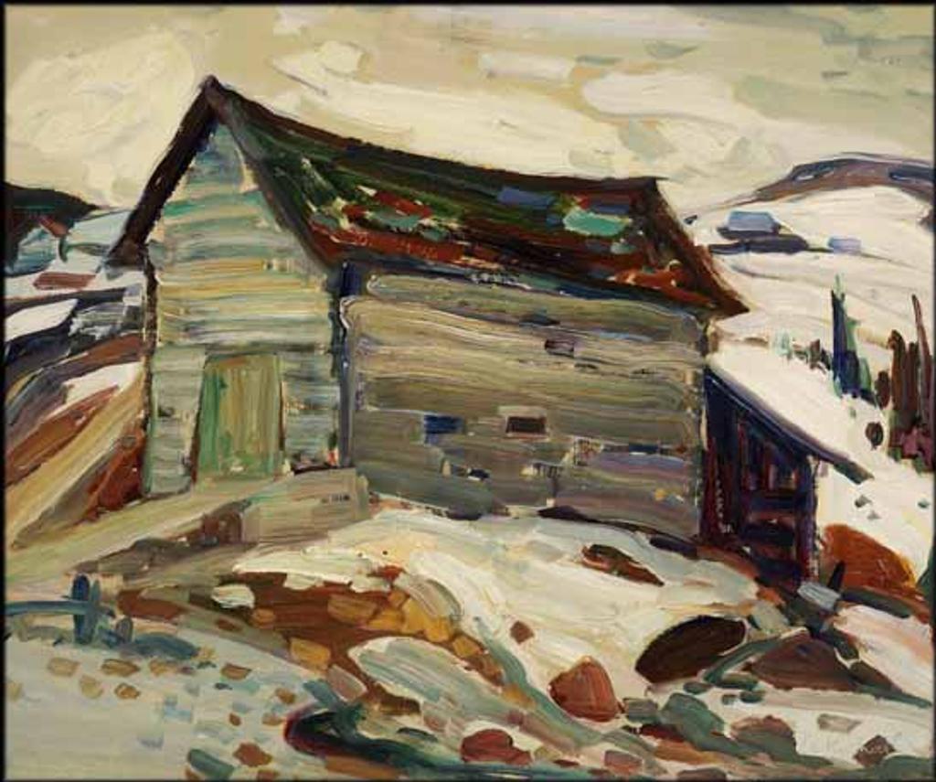 René Jean Richard (1895-1982) - La vieille grange blanche