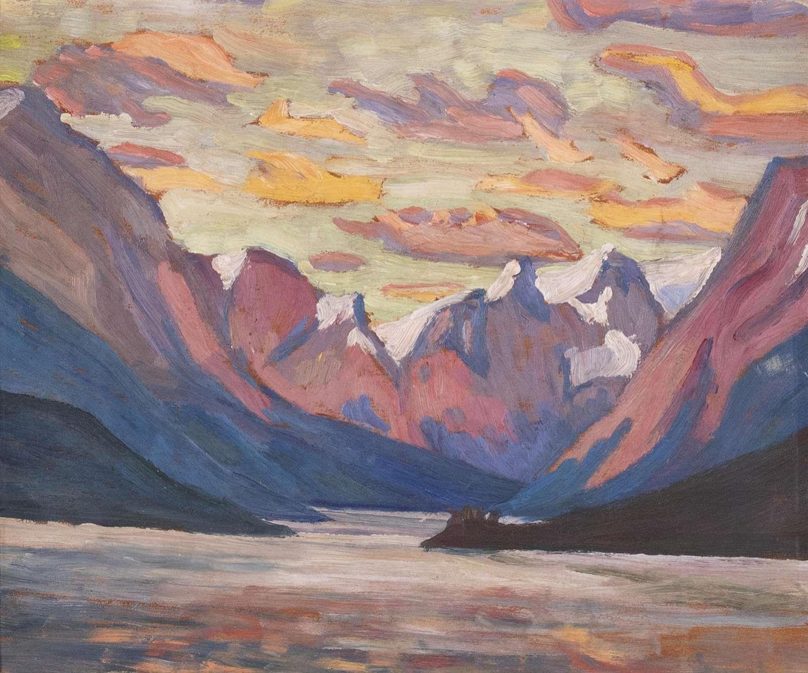 Sir Frederick Grant Banting (1891-1941) - Peaks In Jasper National Park; 1925