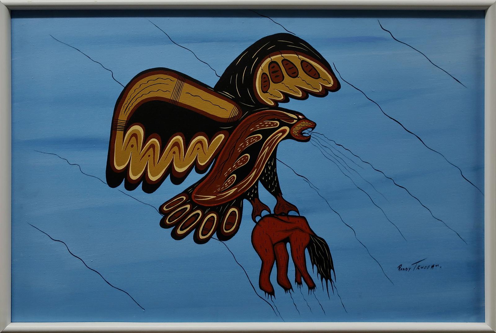 Randy C. Trudeau (1965-2013) - Untitled (Eagle With Prey)