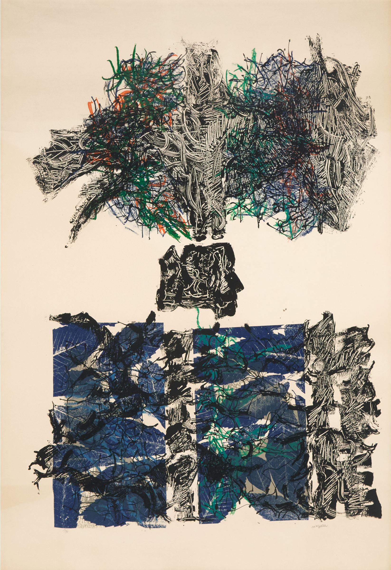 Jean-Paul Riopelle (1923-2002) - Feuilles Vi, 1967 [yseult Riopelle 1967.10est.Li]