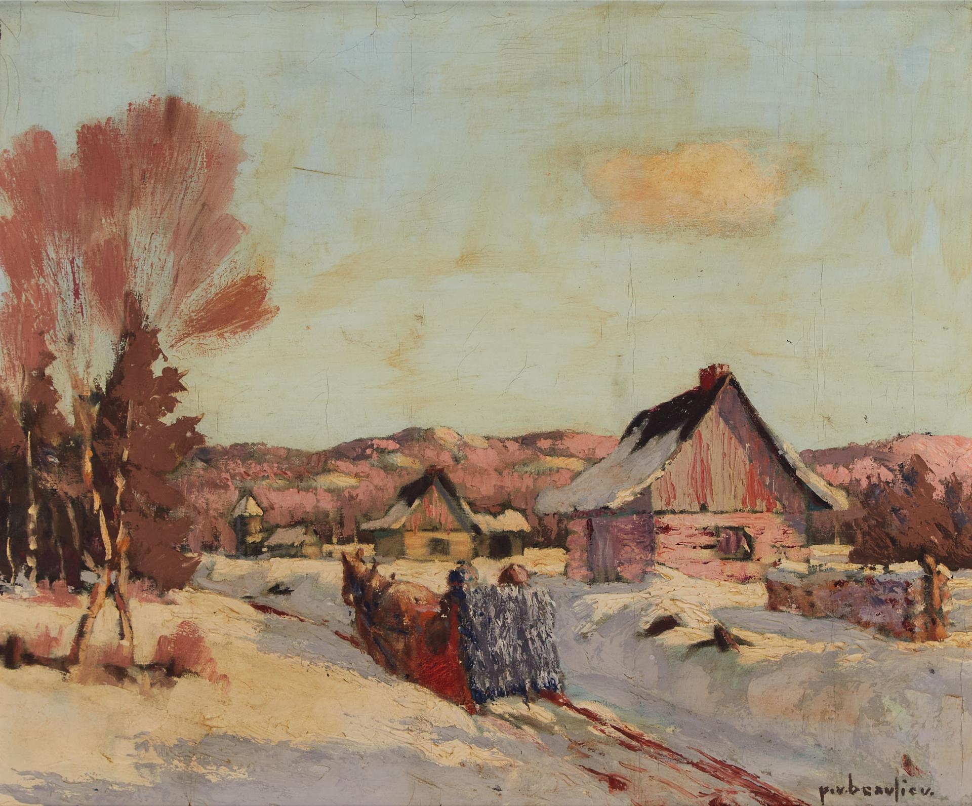 Paul Vanier Beaulieu (1910-1996) - Untitled (Winter Landscape)