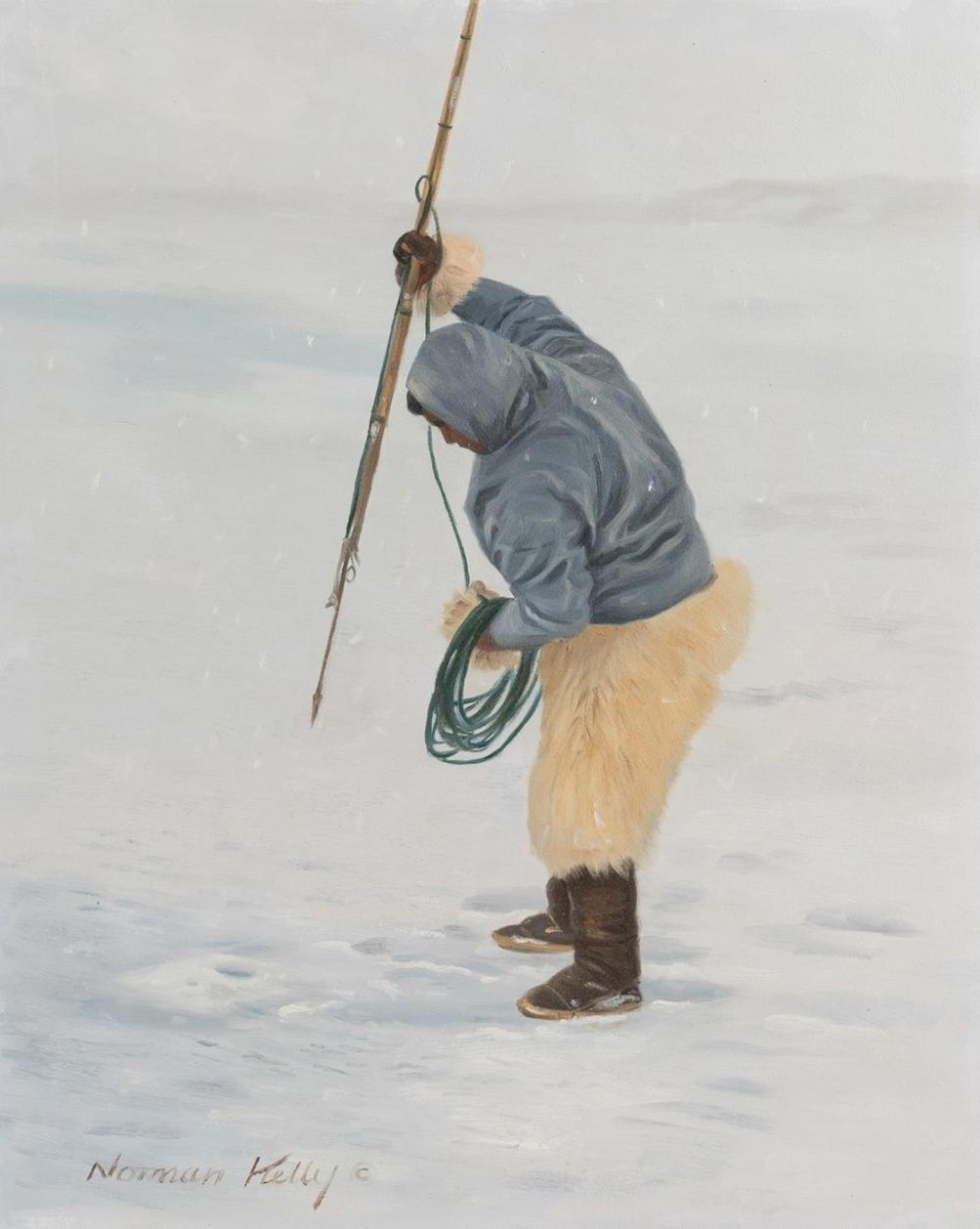 Norman Kelly (1939) - Hunting Seal - Greenland