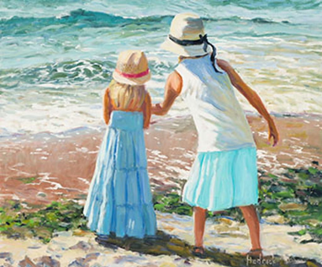 Ron Hedrick (1942) - Sisters at the Beach