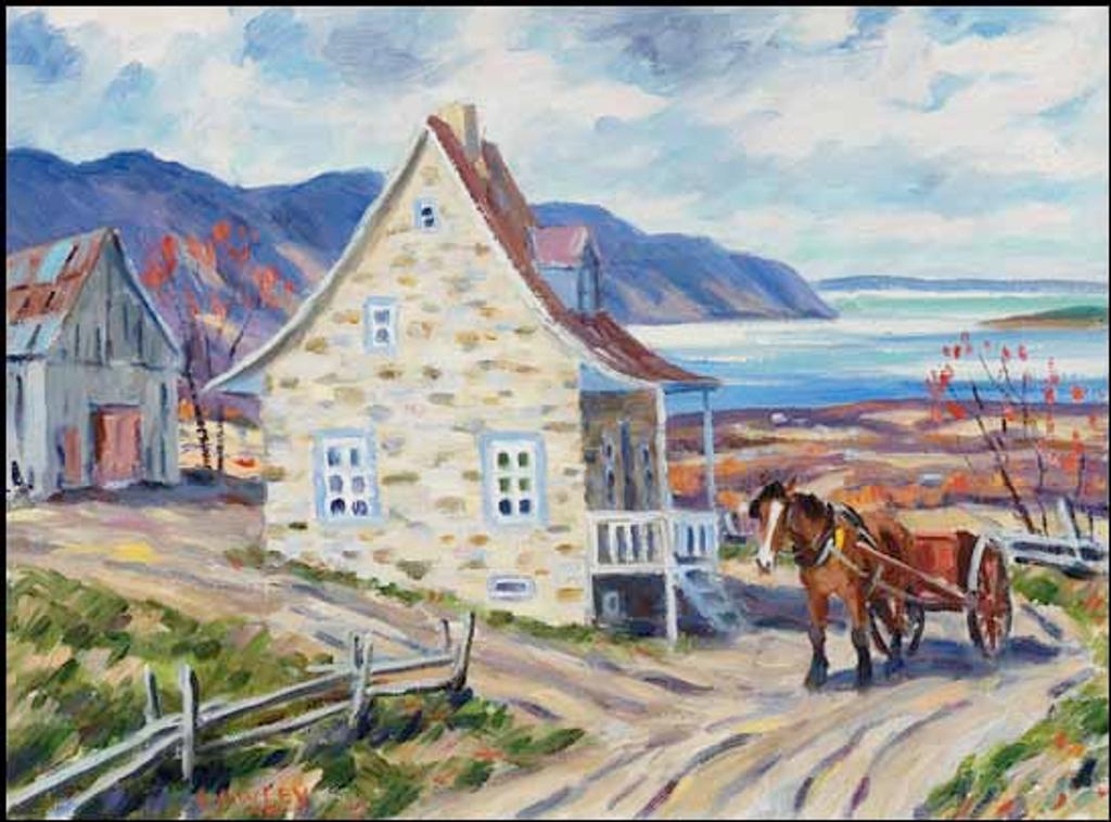 John Douglas Lawley (1906-1971) - Coastal Village