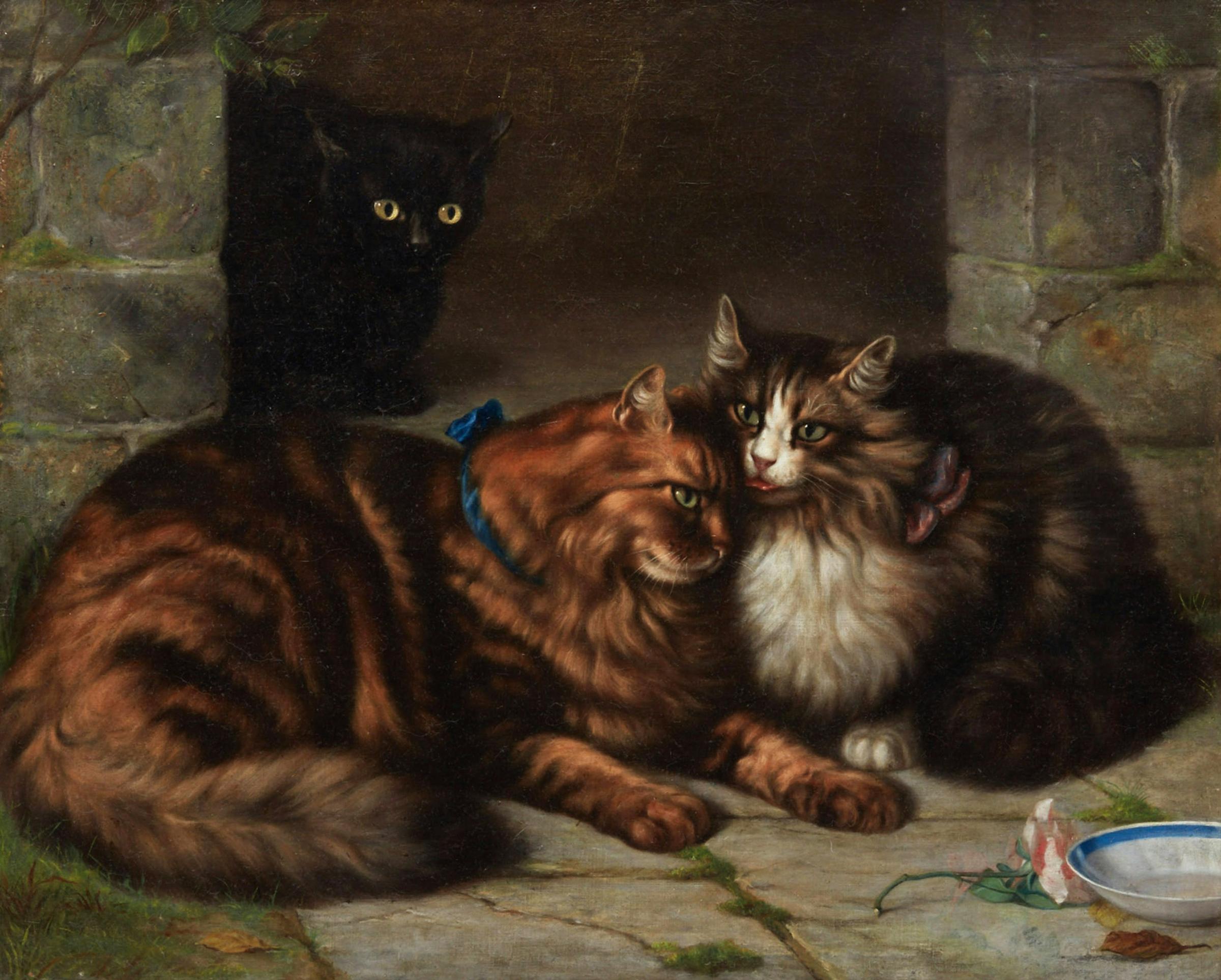 Charlotte Mount Brock (Morrell) Schreiber (1834-1922) - Two is Company, Three is None