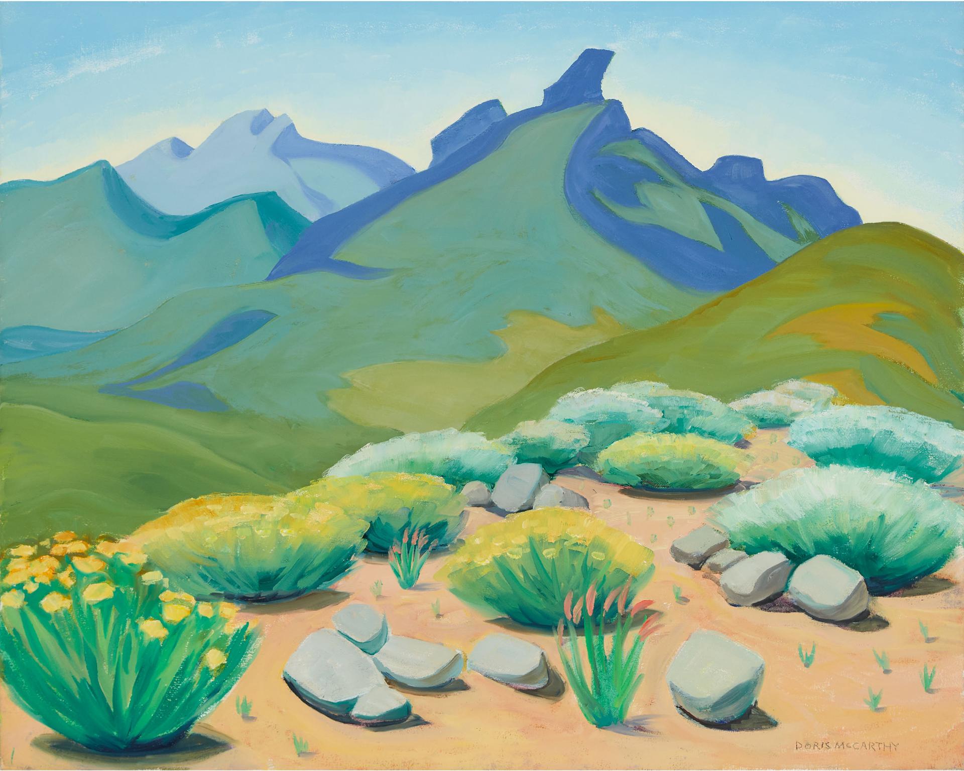 Doris Jean McCarthy (1910-2010) - Desert Above Scottsdale, 2001