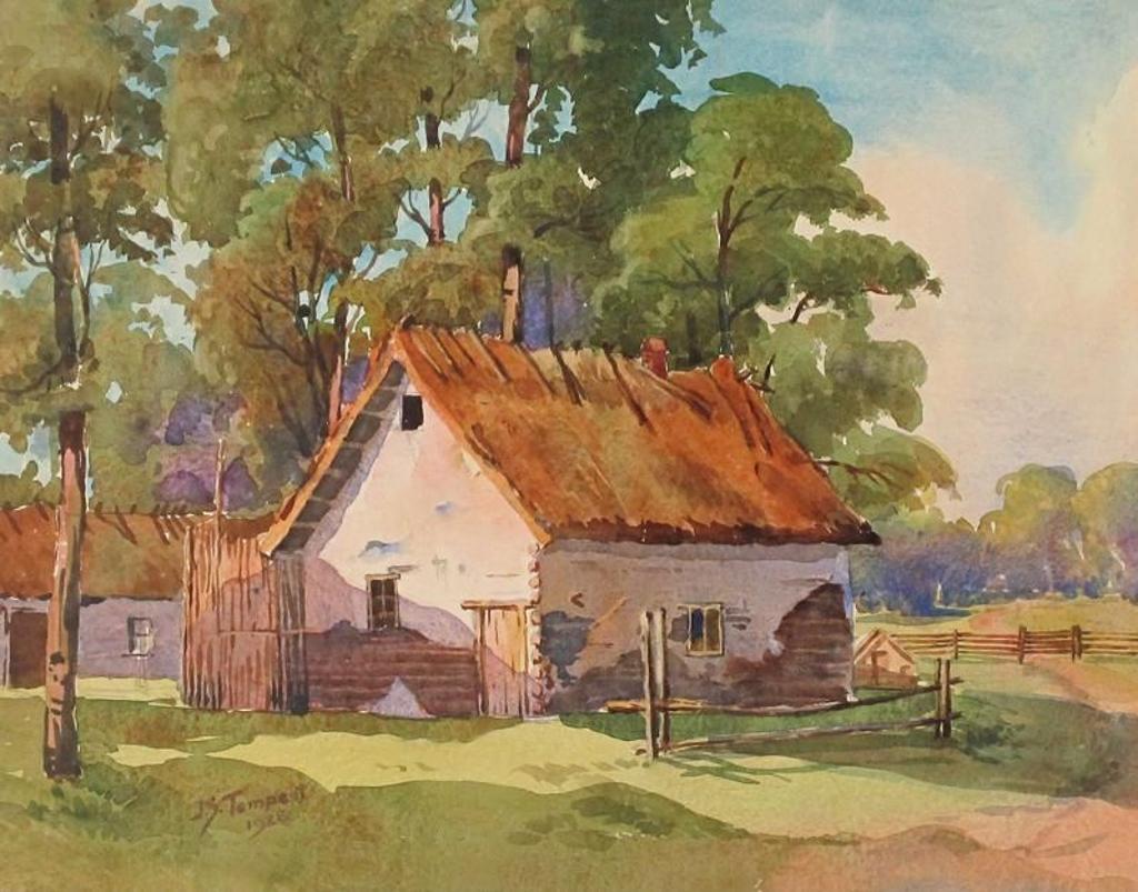 John Sugden Tempest (1864-1941) - Old Farmhouse; 1928