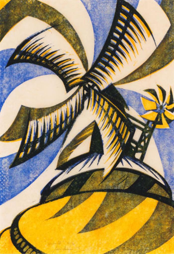 Sybil Andrews (1898-1992) - Windmill