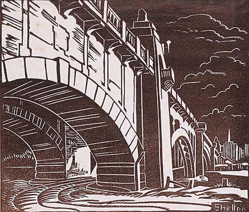 Margaret Dorothy Shelton (1915-1984) - Centre Street Bridge, Calgary