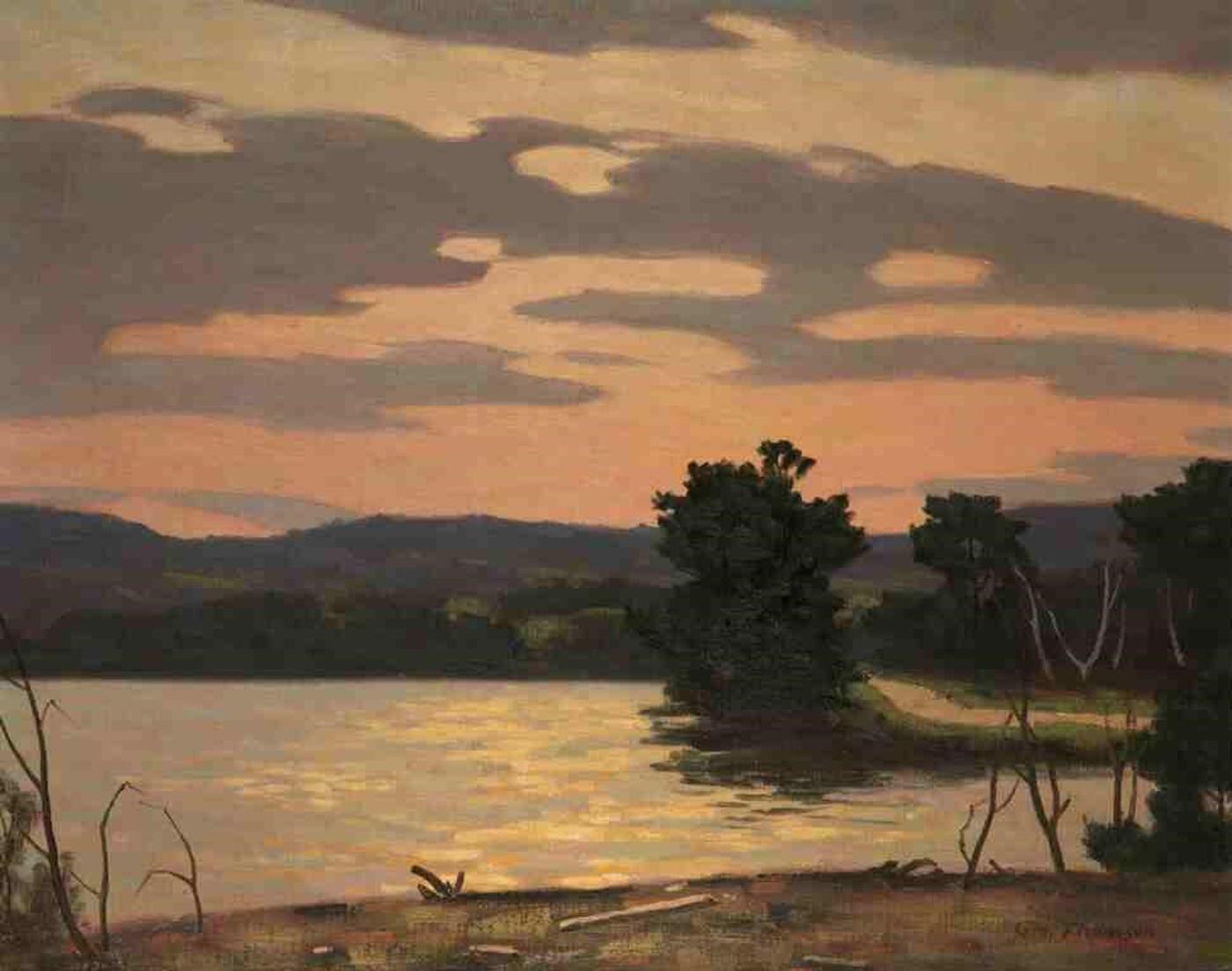 George Albert Thomson (1868-1965) - The End of the Day, Dwight