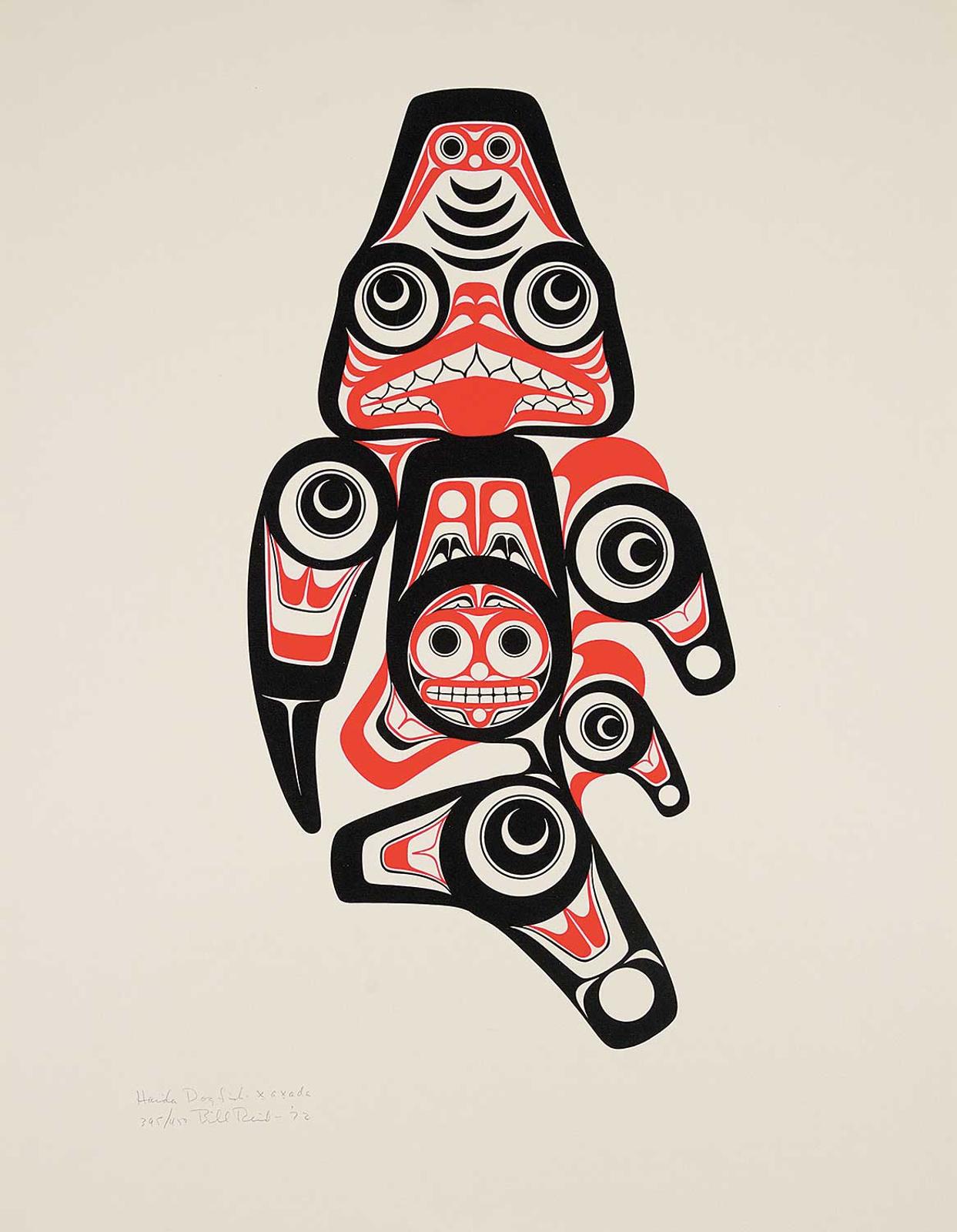 Bill (William) Ronald Reid (1920-1998) - Haida Dogfish  #395/450