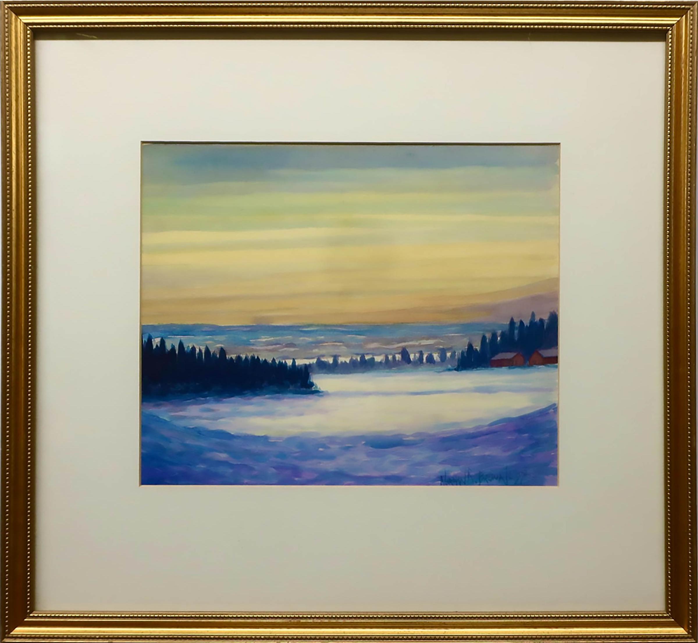 Norman Richard Brown (1958-1999) - Looking East Of Brougham, Ont.