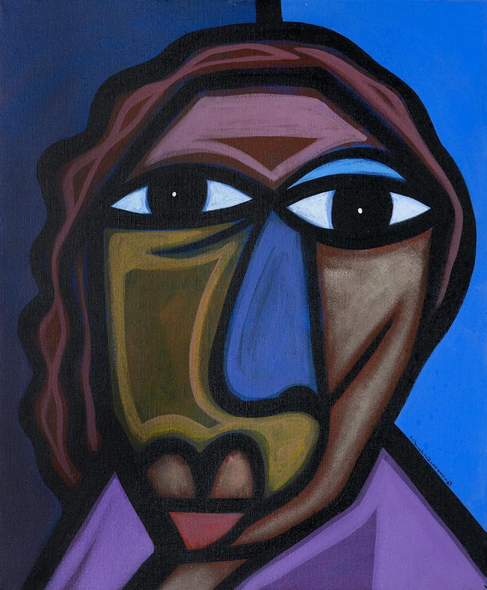 D.J. Tapaquon (1977) - Untitled - Face