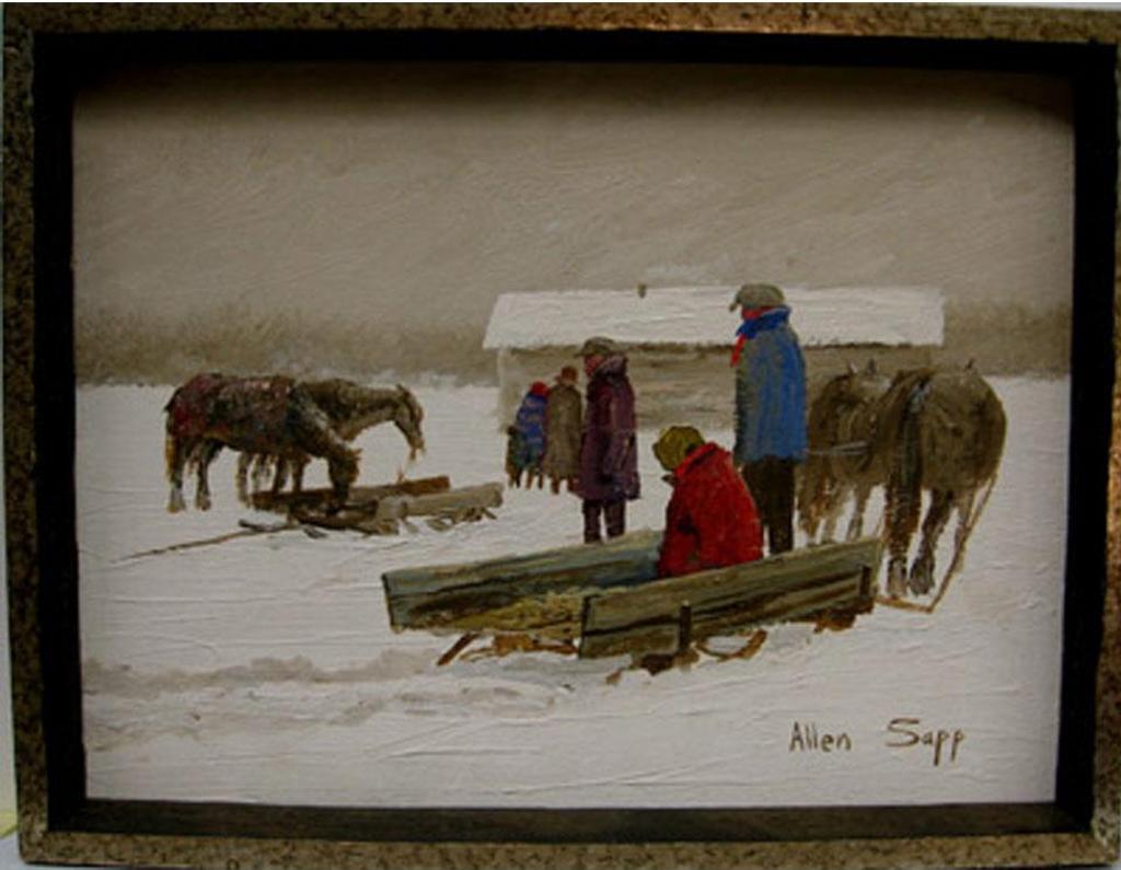 Allen Fredrick Sapp (1929-2015) - People Getting Together On Stoney Reserve