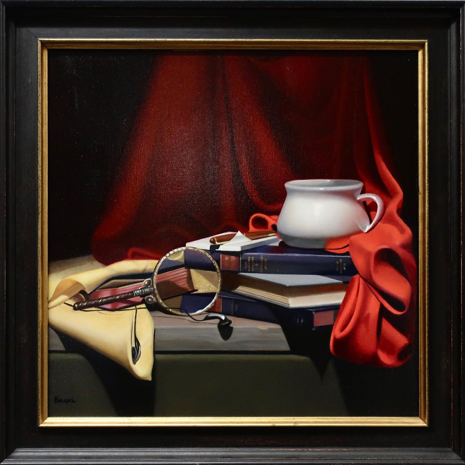 Sharon Bacal - Still Life (Books, Mug, Pen, Magnifier)